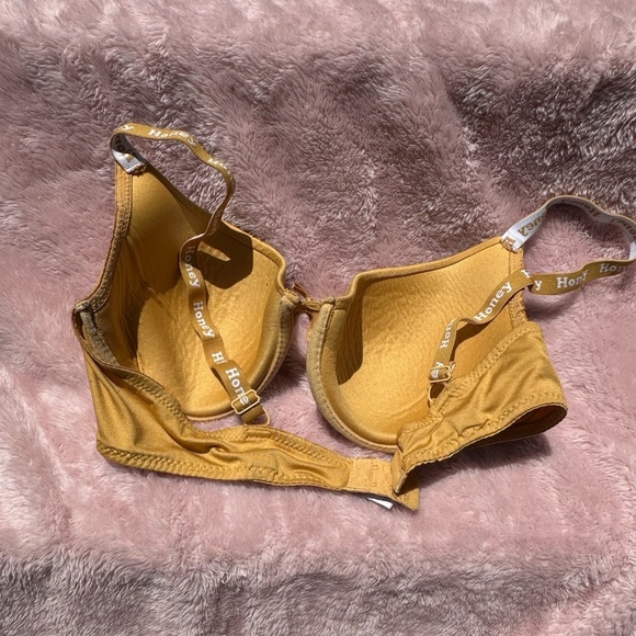 Honey Mustard Yellow Bra 38C – Padded Support | Loungewear Vibes - Picture 2 of 3